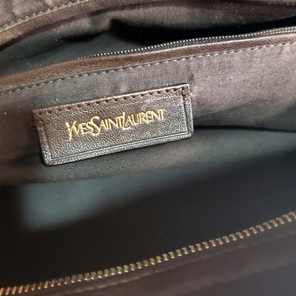 YVES SAINT LAURENT Cabas Shyc Satchel Bag Leather - Picture 14 of 16